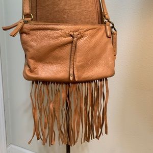 Lucky Brand Boho Fringe Crossbody Bag